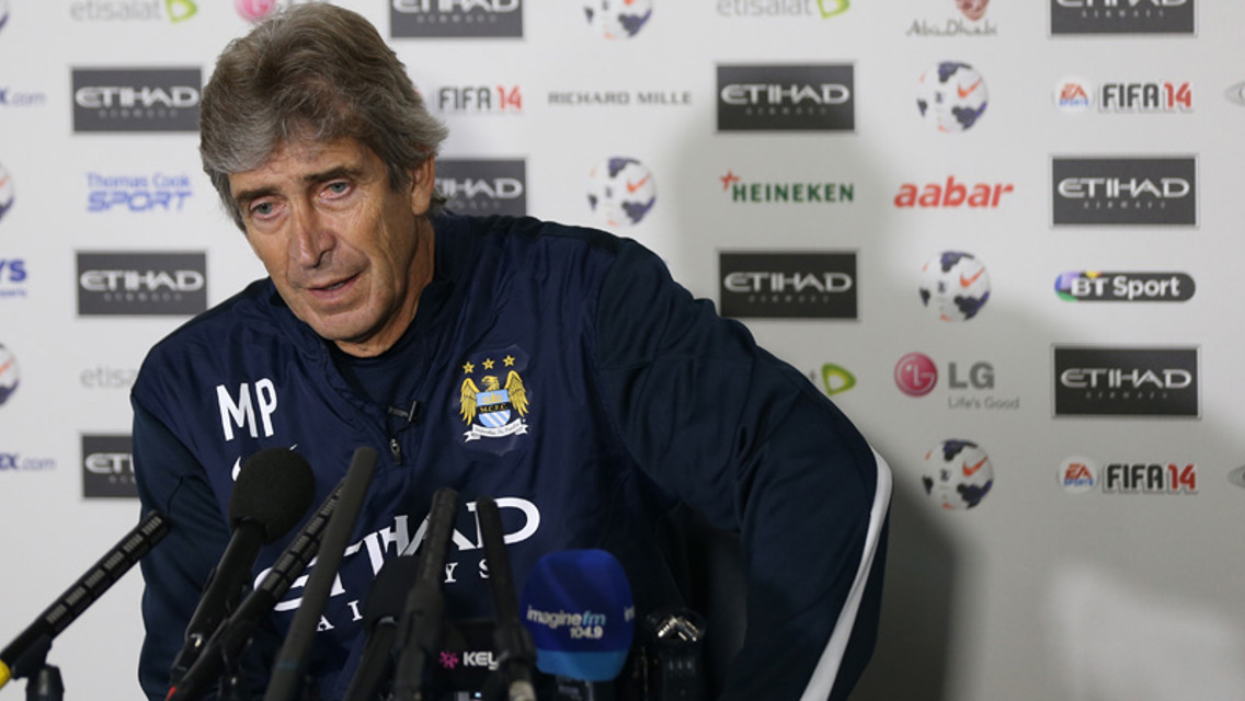 Pellegrini presser Norwich