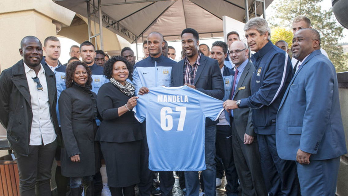 Mandela grandson meet Pretoria