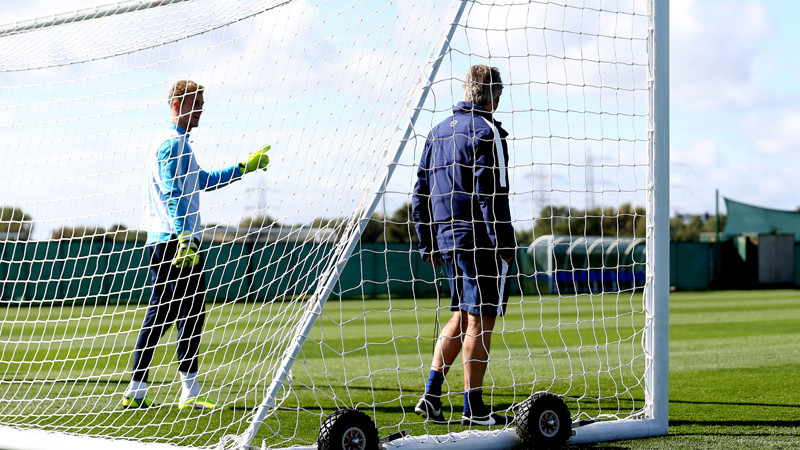 Joe Hart and Manuel Pellegrini