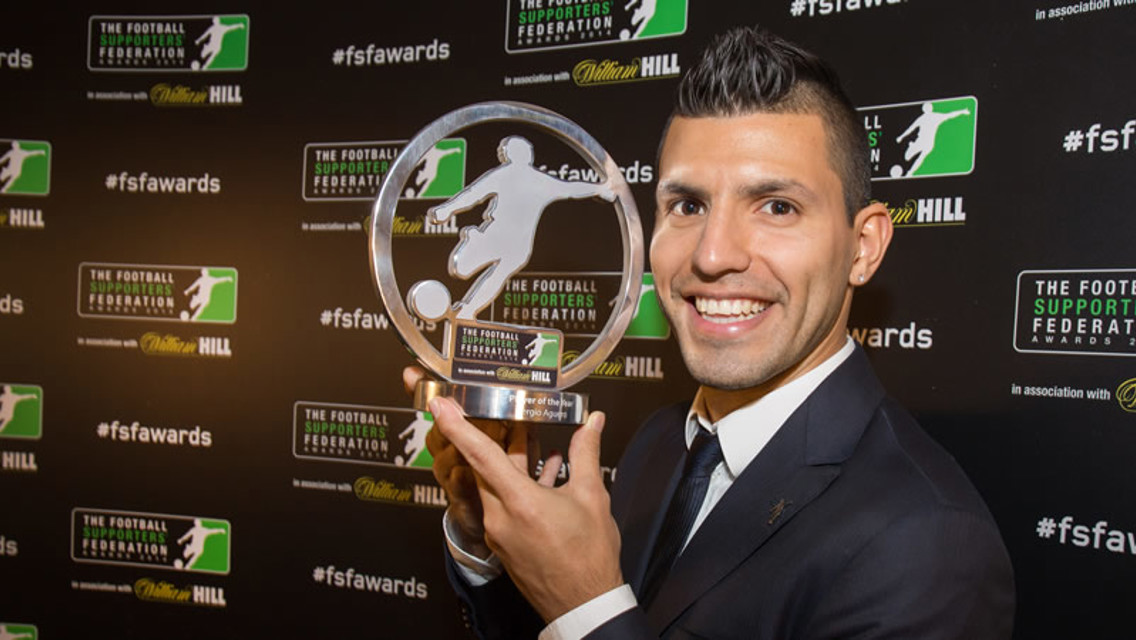 Aguero adalah Pemain Terbaik FSF tahun 2014