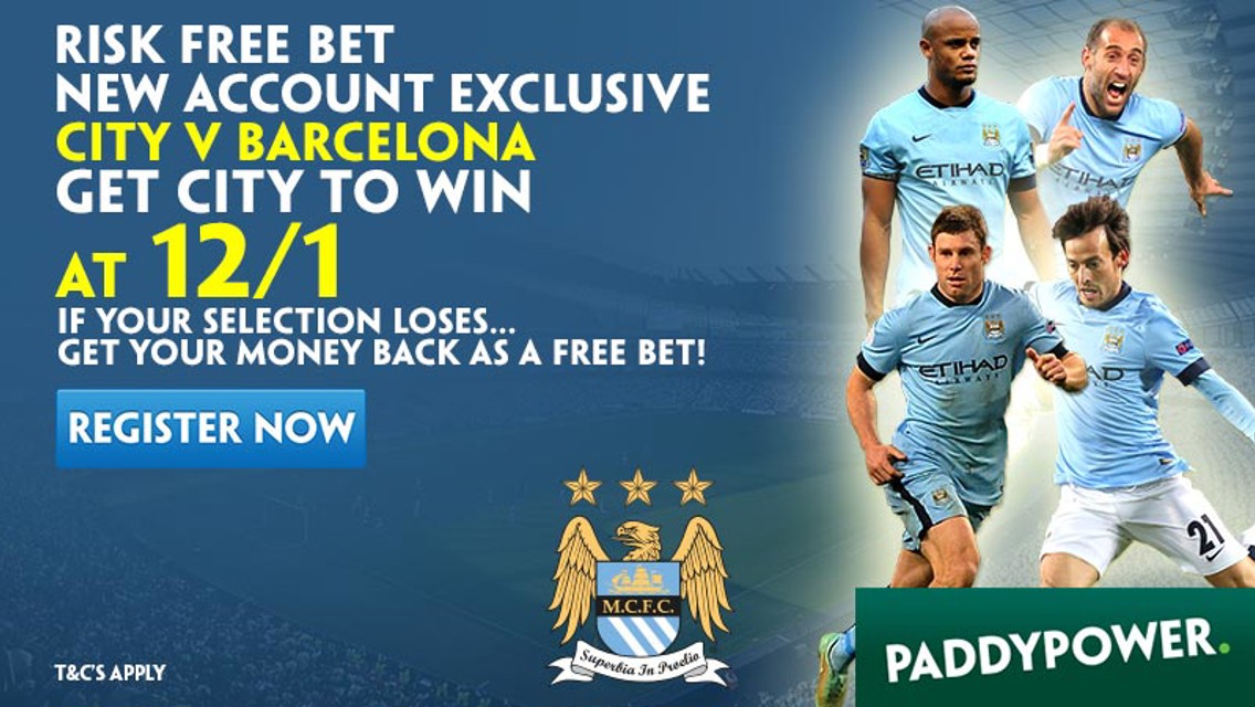 City v Barcelona: Paddy Power specials