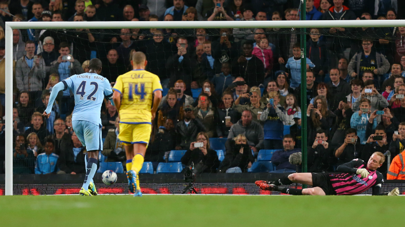 Yaya Toure penalty