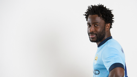 Wilfried Bony at the CityStore on Wednesday
