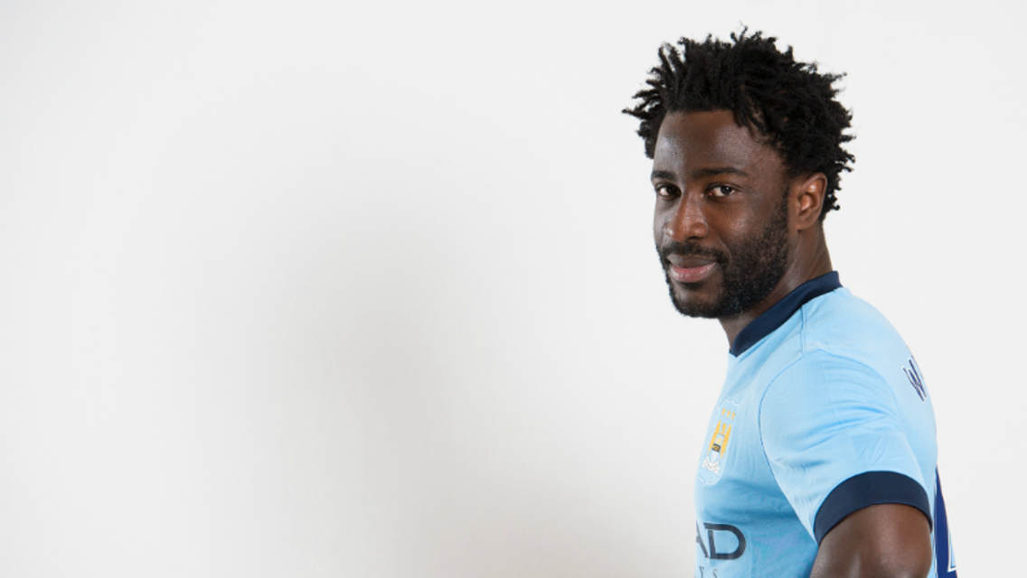 Wilfried Bony at the CityStore on Wednesday