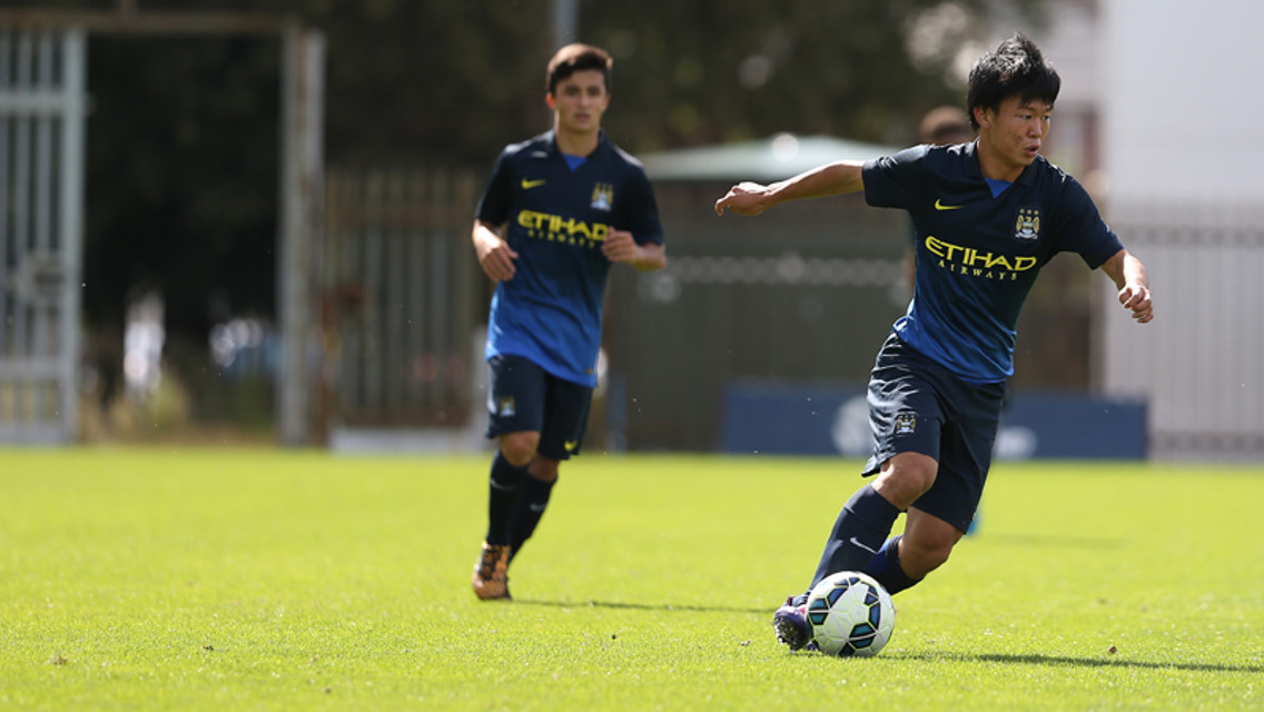 Yokohama F Marinos starlet trains with City