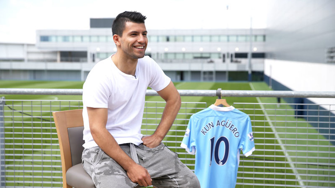 Aguero explains no.10 switch