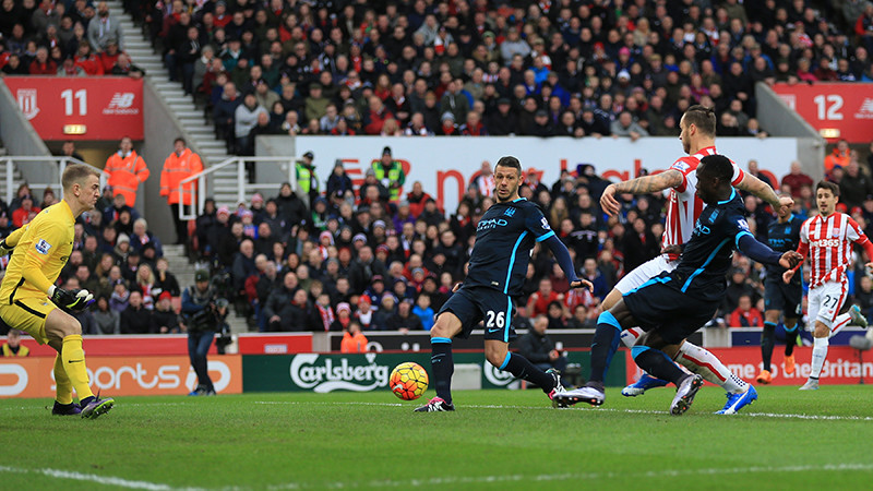 Attack on goal stoke