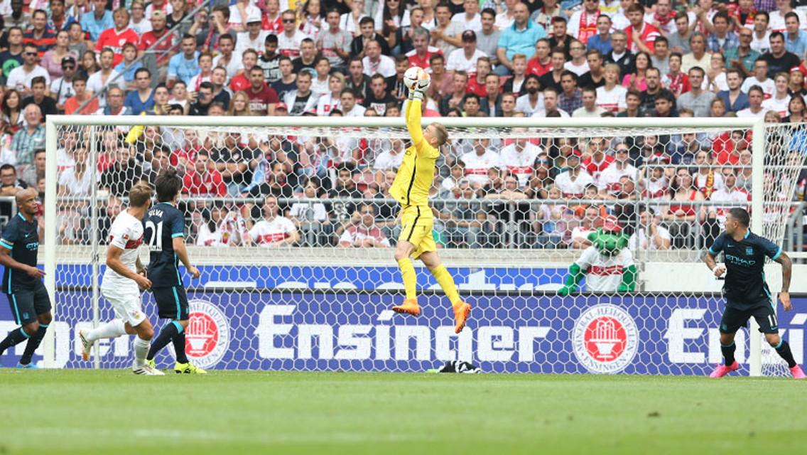 Stuttgart 4 City 2: Kelechi reaction