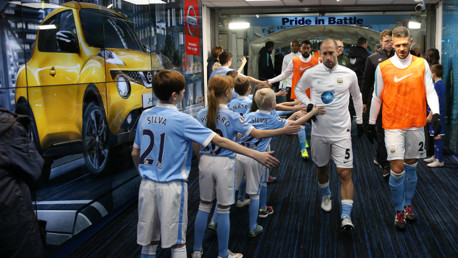 City v Everton: Tunnel Cam