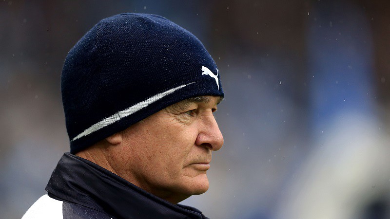 Claudio Ranieri watches on