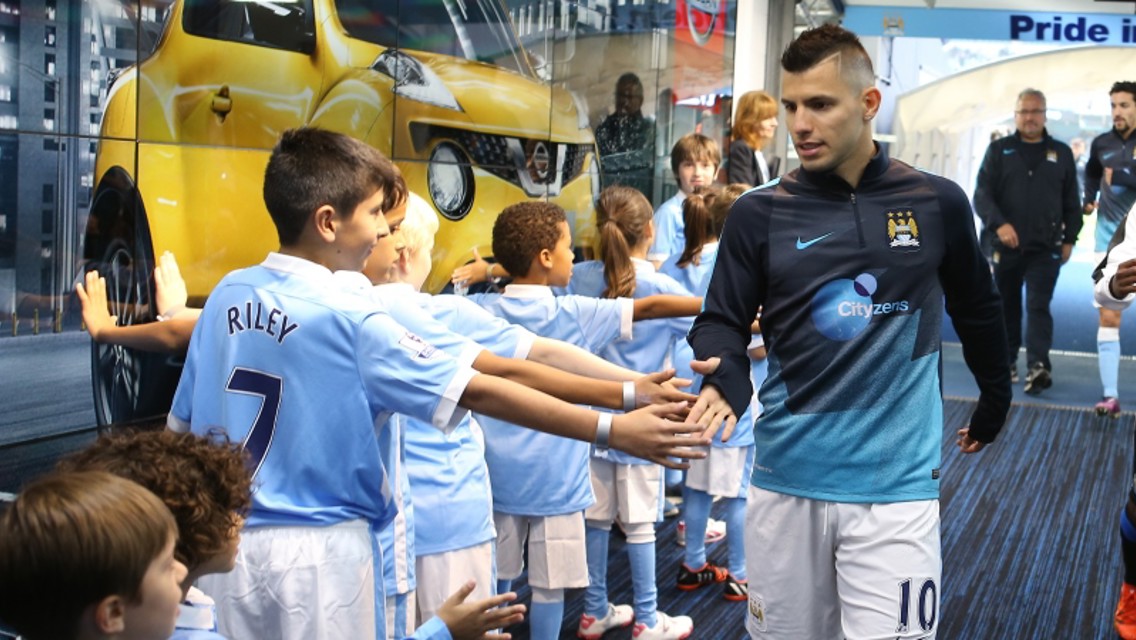 City v Everton: Tunnel Cam