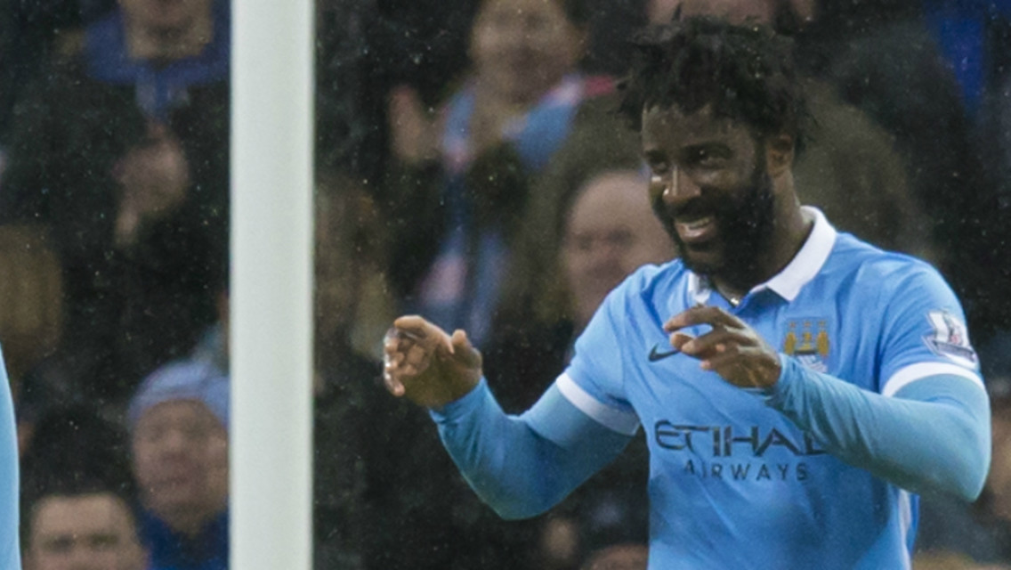 Wilfried Bony celebrates his goal