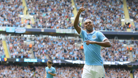 City v Watford: Fernandinho reaction