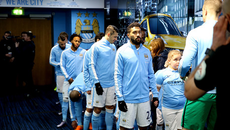City v Everton: Tunnel Cam
