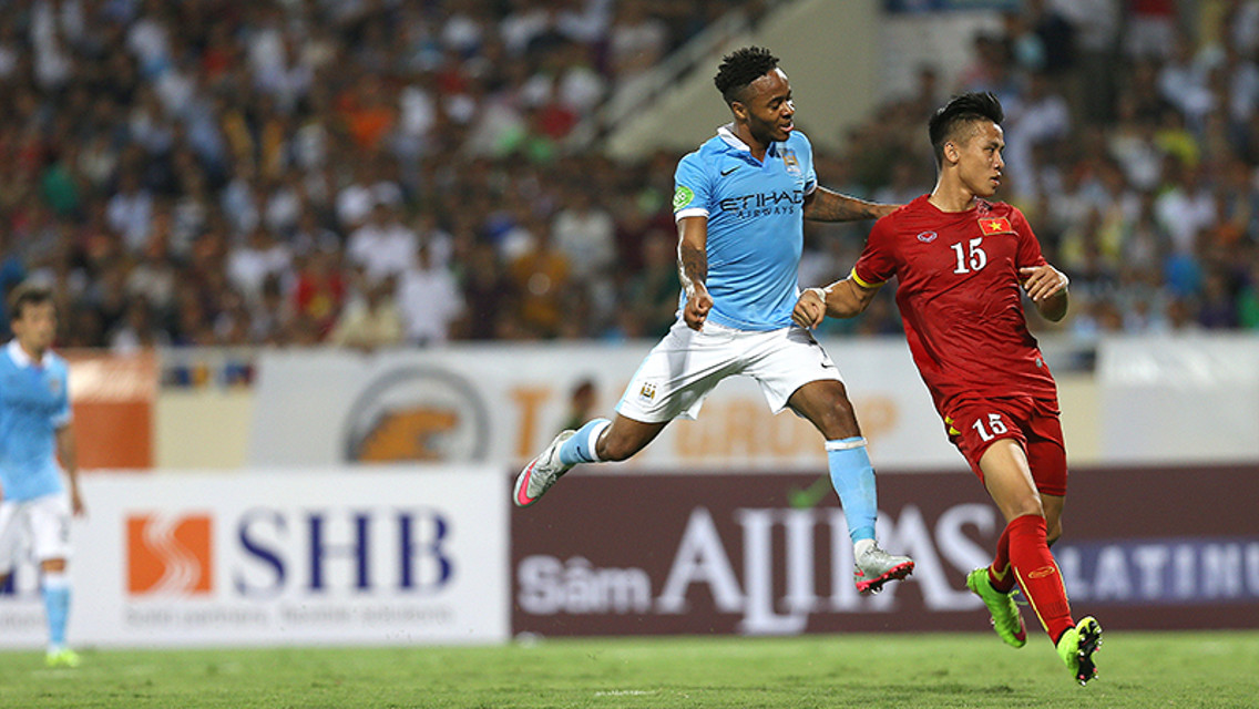 Raheem Sterling in action against Vietnam