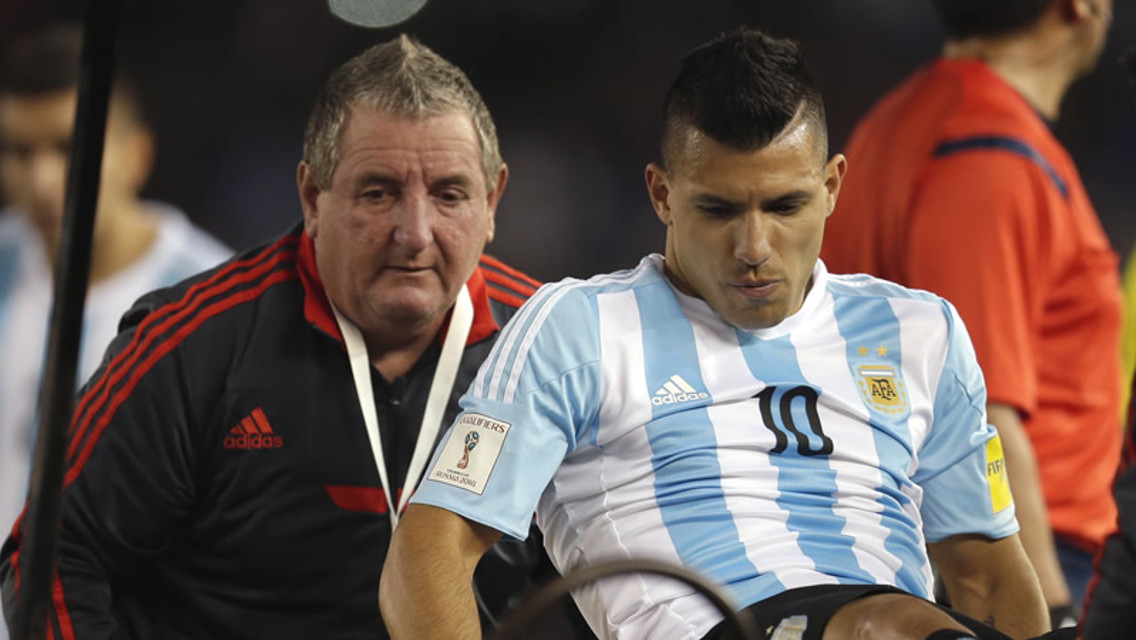 Aguero blow for City