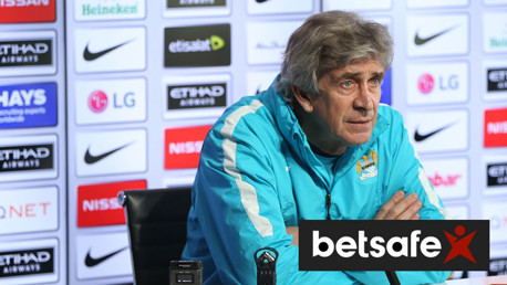 City v Crystal Palace: Pellegrini preview 1/2