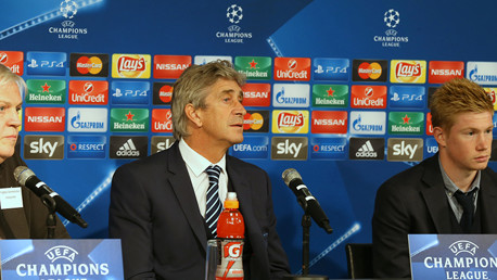 Borussia M'Gladbach v City: Press conference