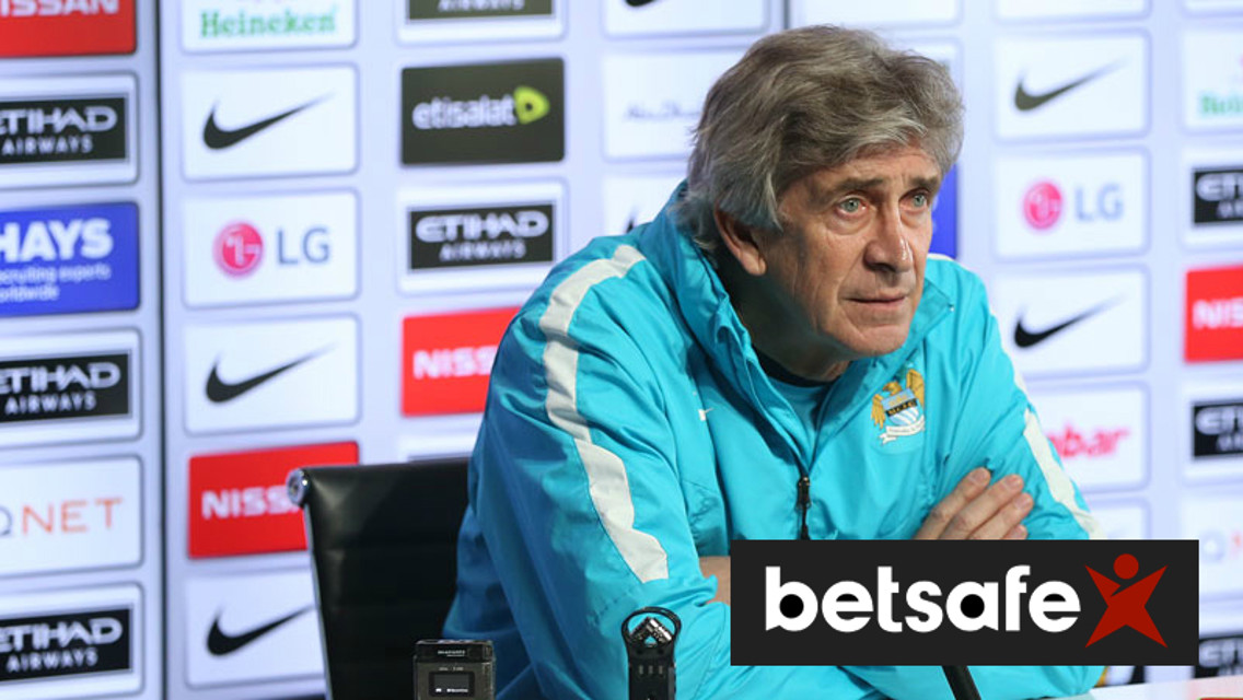 Manuel Pellegrini addresses the media ahead of City v Crystal Palace