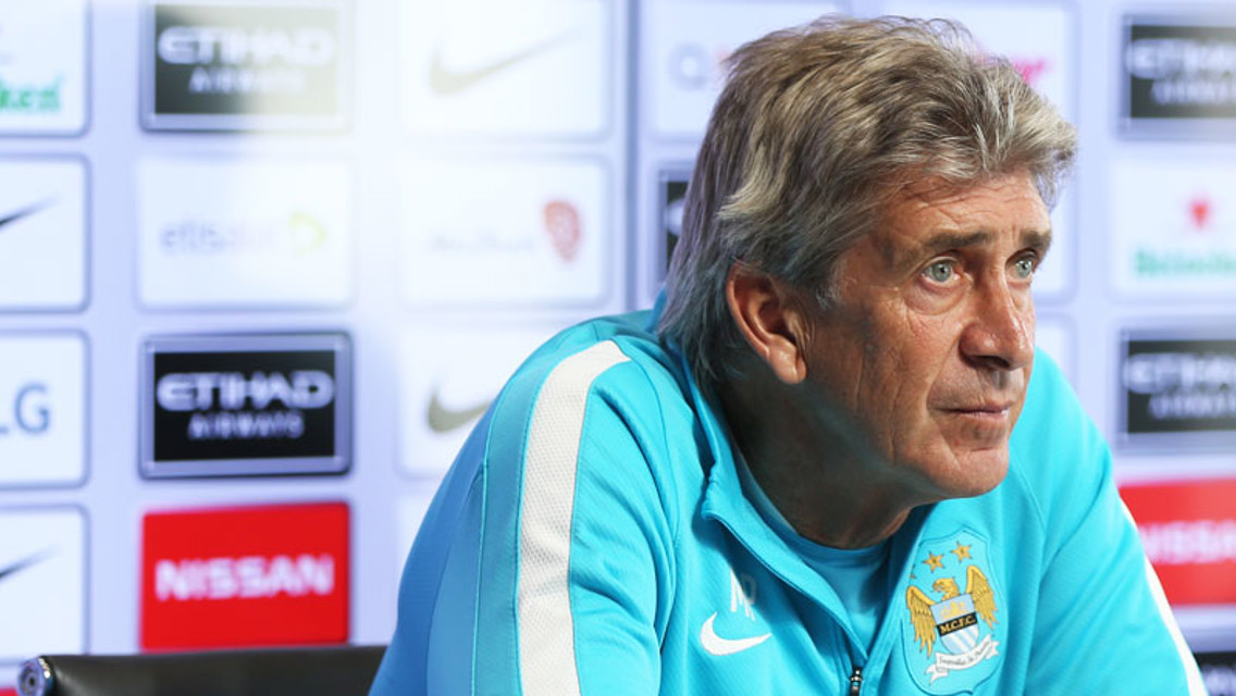 WBA v City: Manuel Pellegrini preview 1/2