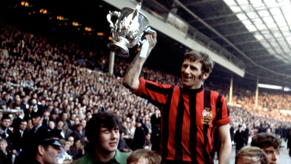 Tony Book with FA Cup