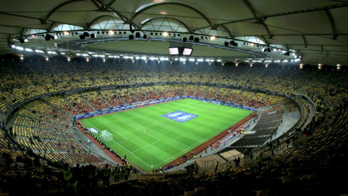 ARENA NATIONALA: City will face Steaua Bucharest here during their Champions League play-off round tie.