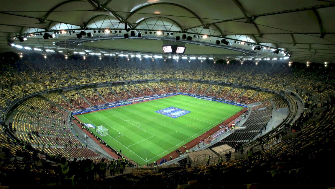 ARENA NATIONALA: City will face Steaua Bucharest here during their Champions League play-off round tie.