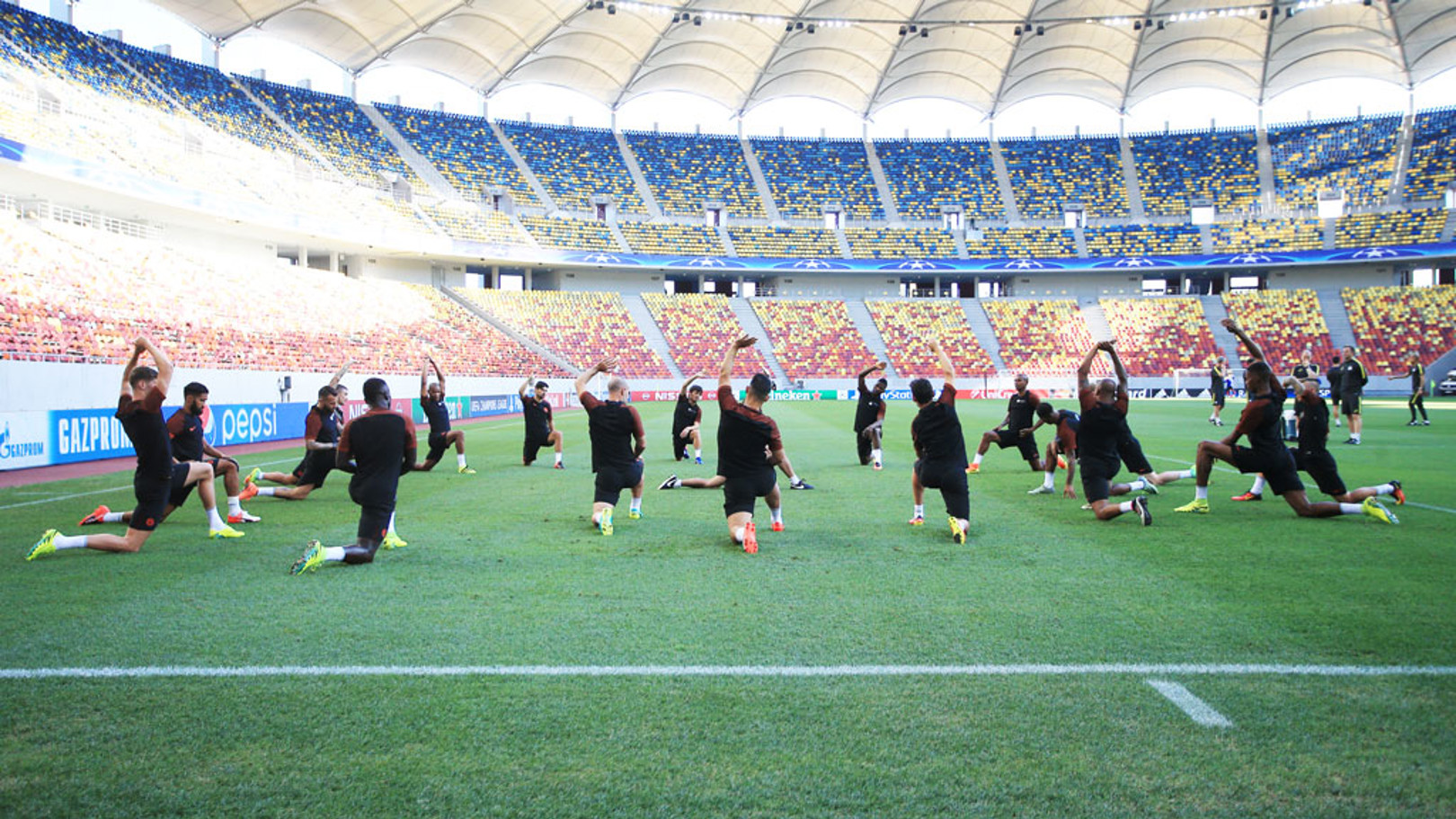 Fotogaleria: Preparando o jogo em Bucareste 