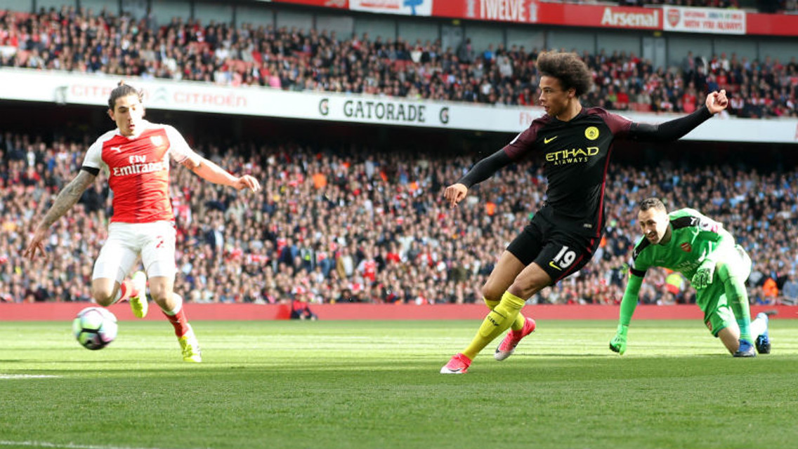 Leroy Sane scores