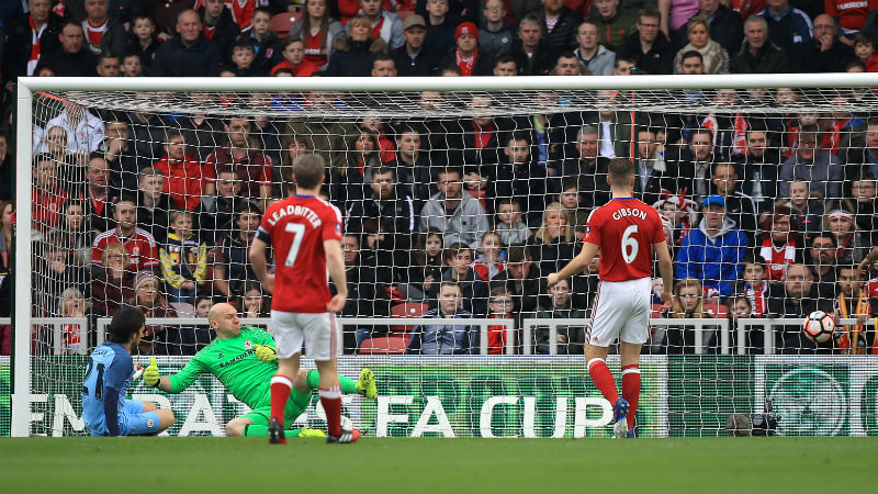 David Silva scores