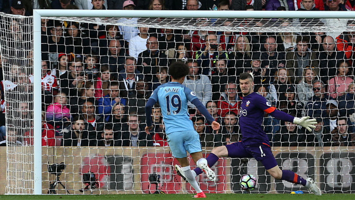 Leroy Sane scores