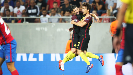 Steaua v City: Match Highlights