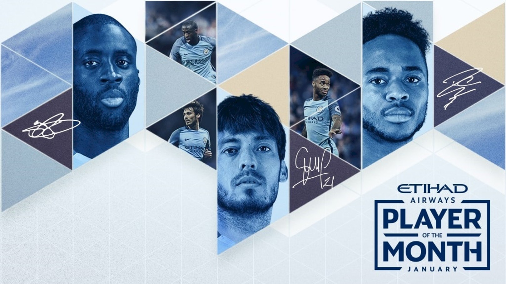 Meilleur joueur de janvier: Touré, Silva et Sterling en lice