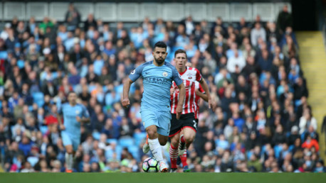 Sergio powers forward