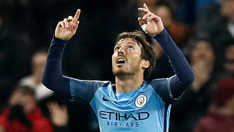david silva celebrates