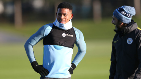 gabriel jesus in training