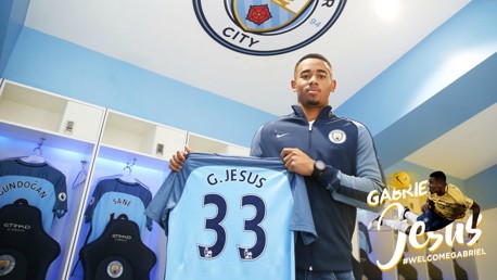 Gabriel Jesus portera le numéro 33