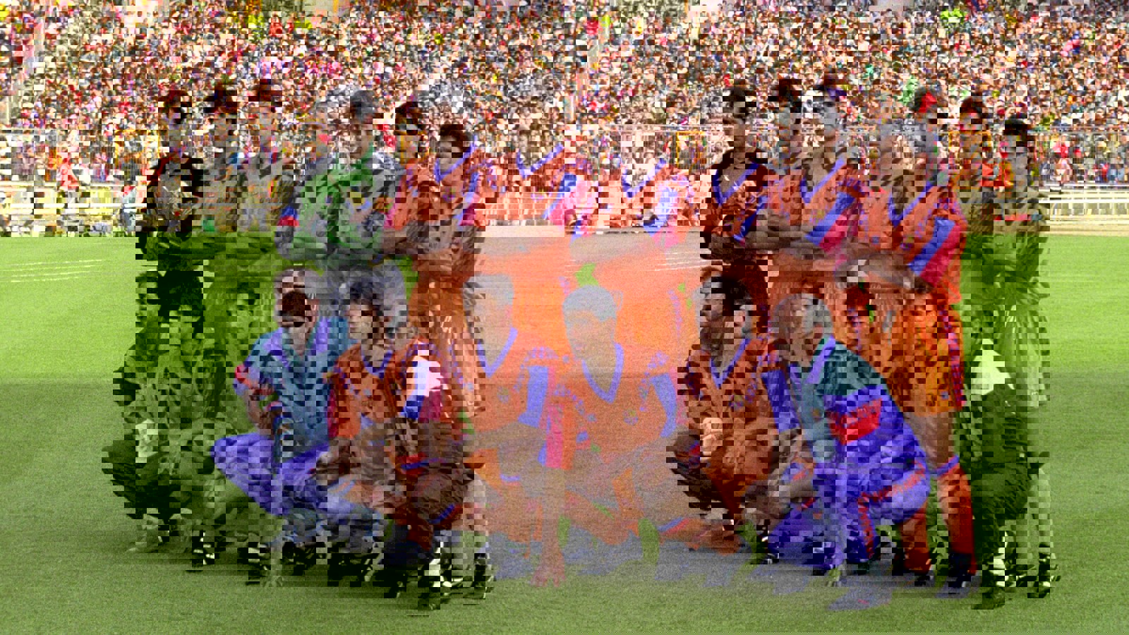 Pep with Barcelona dream team 