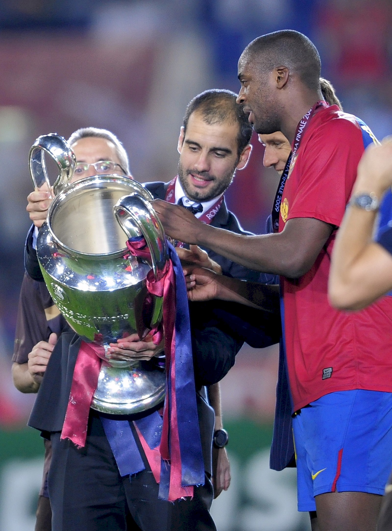 Pep and Yaya Champions League