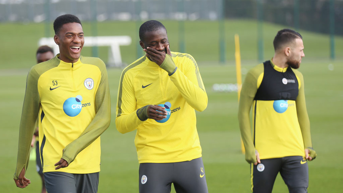 Tosin Adarabioyo and Yaya Toure