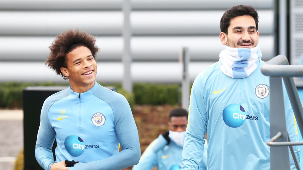 Leroy Sane and Ilkay Gundogan
