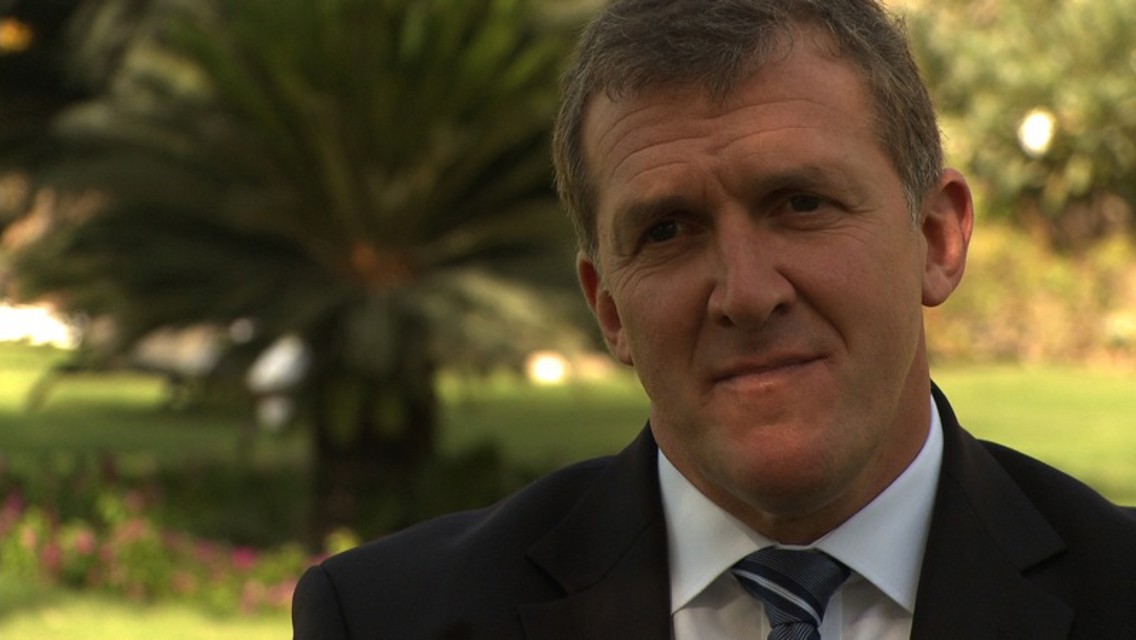 Garry Cook in Abu Dhabi