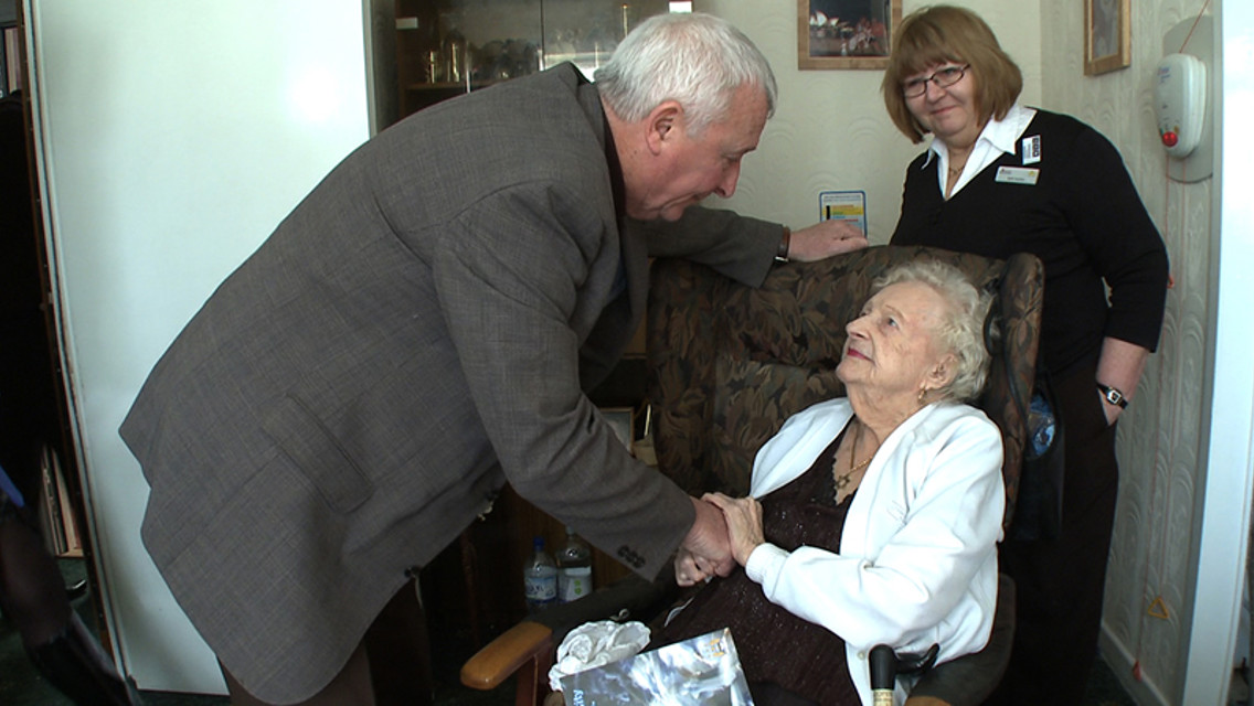 City fan Alice celebrates her 100th birthday
