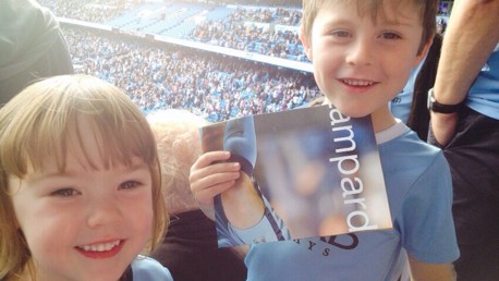 Archie & Phoebe - their first match sat together