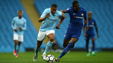 ACTION SHOT: City EDS battle it out at the Etihad Stadium