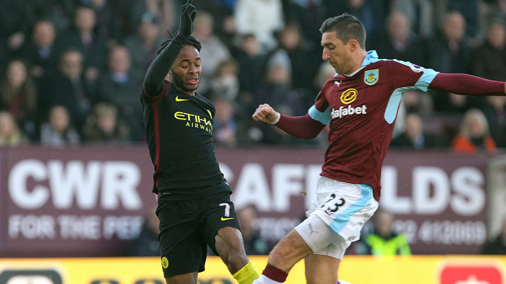 RAHEEM: Battles for possession 