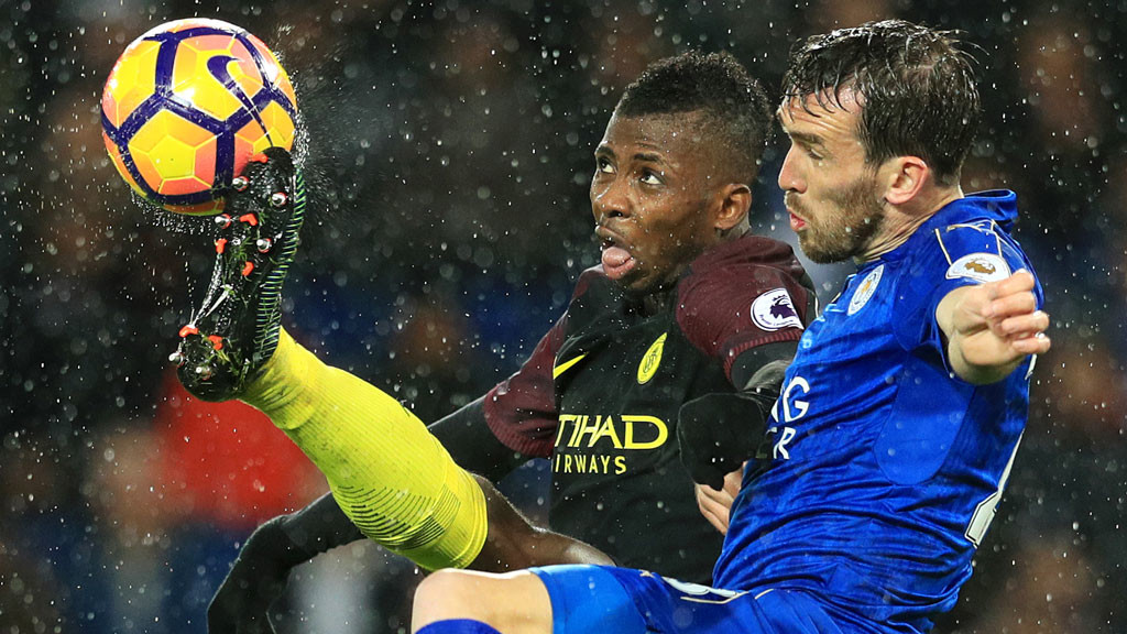 LOSING BATTLE: Kelechi keeps going...