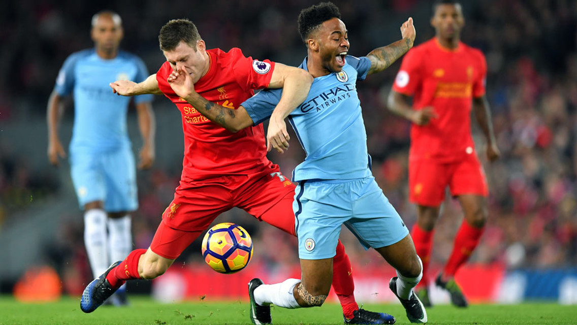 BATTLE - Sterling battles with Milner