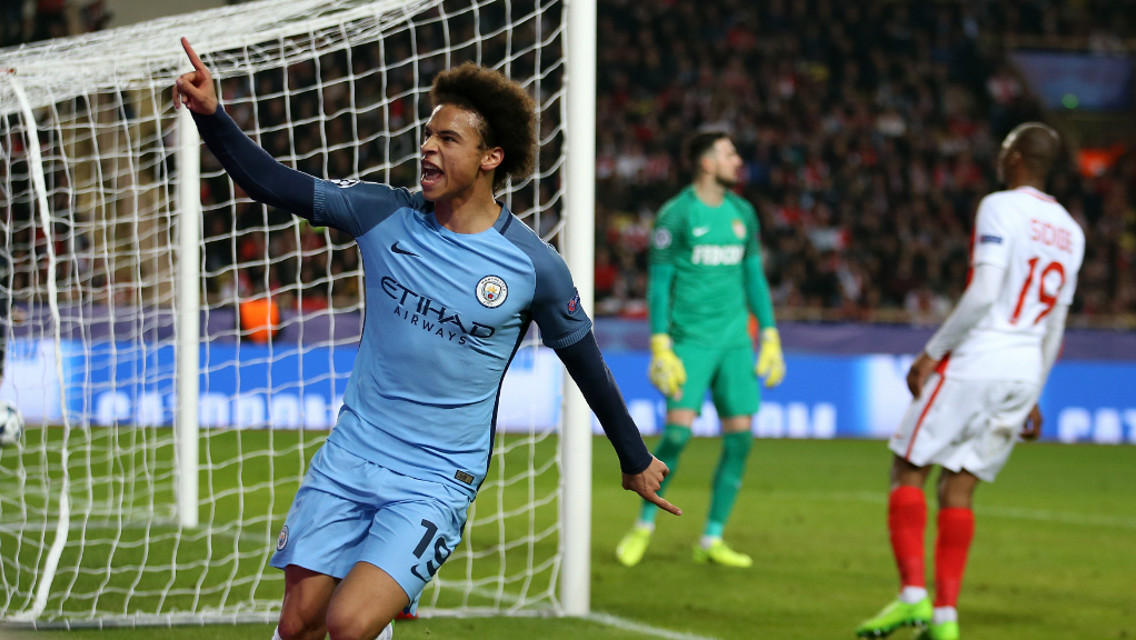 FRENCH LESSON: Leroy scores against AS Monaco