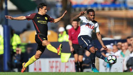 THORN IN CITY'S SIDE: Danny Rose whips in a cross